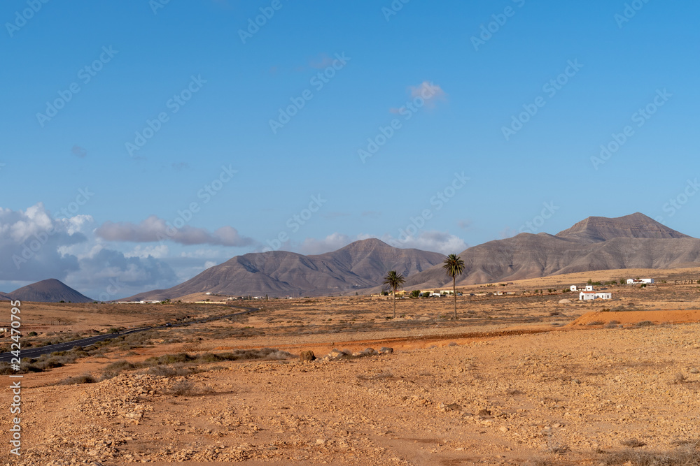 Fuerteventura volcanic mountains, Canary