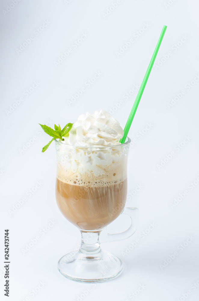 iced coffee with whipped cream iced coffee with whipped cream