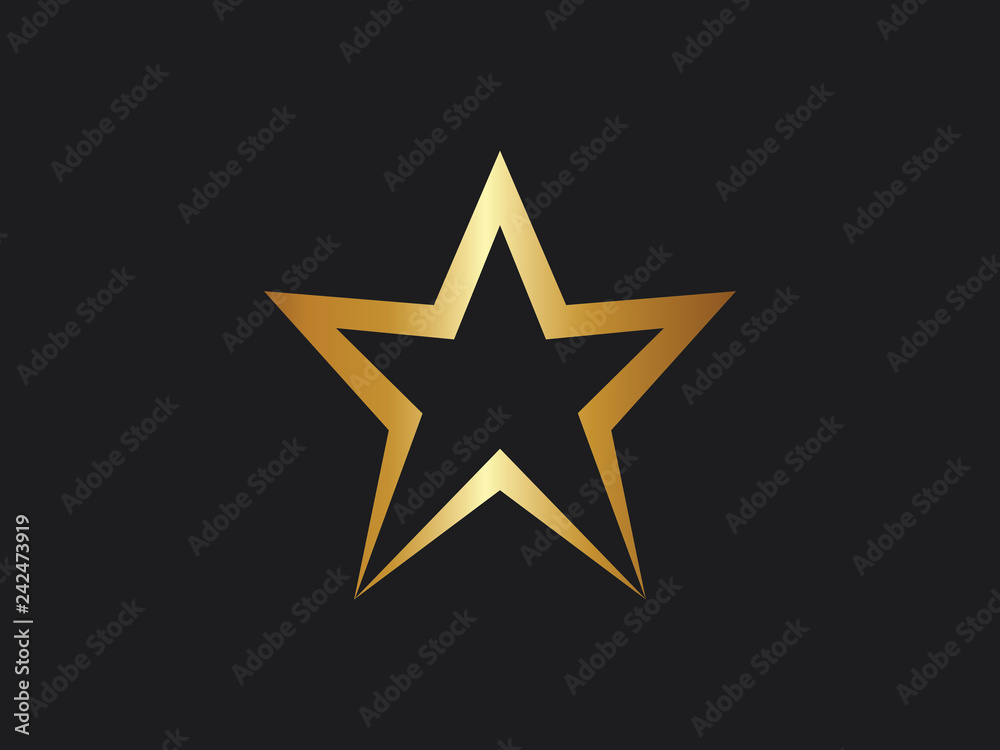Obraz premium Creative star vector illustration