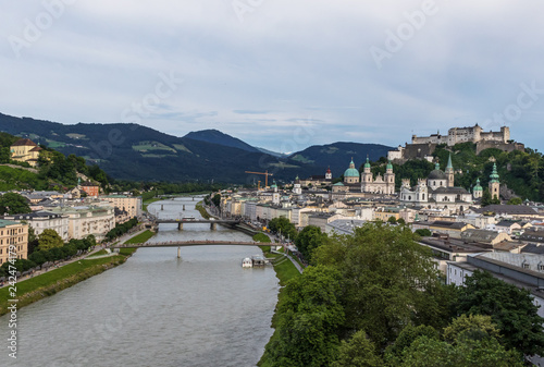 Salzburg, Austria -  fourth-largest city of the country, birthplace of Wolfgang Amadeus Mozart, Salzburg is a UNESCO World Heritage Site due to its wonderful baroque architecture  © SirioCarnevalino