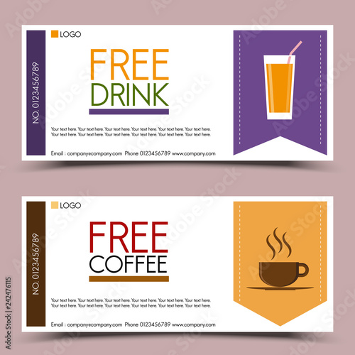 free drink and coffee coupon