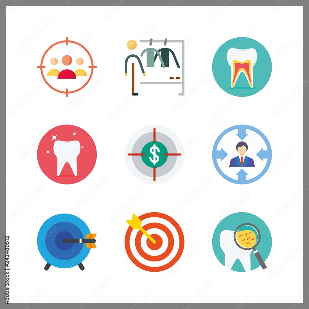 9 perfect icon. Vector illustration perfect set. target and fasion icons for perfect works 9 perfect icon. Vector illustration perfect set. target and fasion icons for perfect works