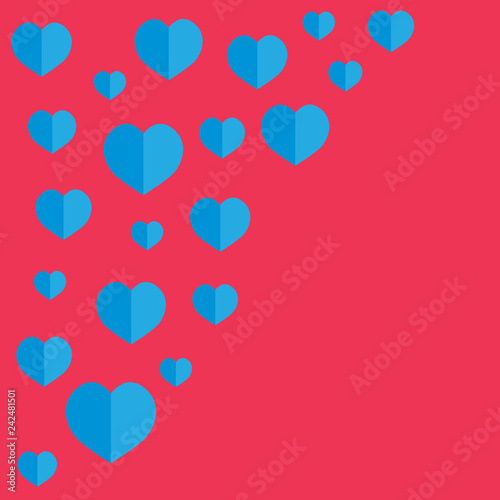 Happy Valentine s Day background- vector illustration