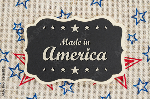 United States of America Made in America message photo