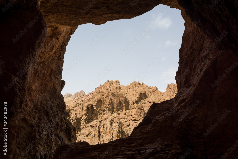 Cave in Morroco mountains