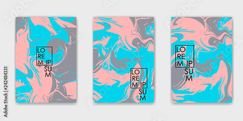 Colorful abstract textures. Pastel colors backgrounds.