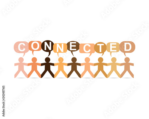 Connected Paper People Speech