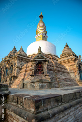 Old pagoda in Nepal photo