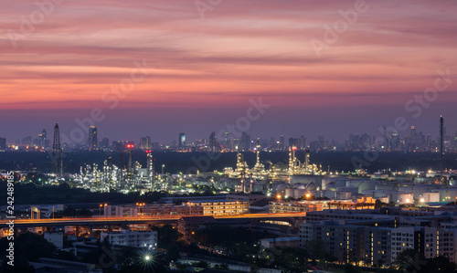 Refinery backdrop City