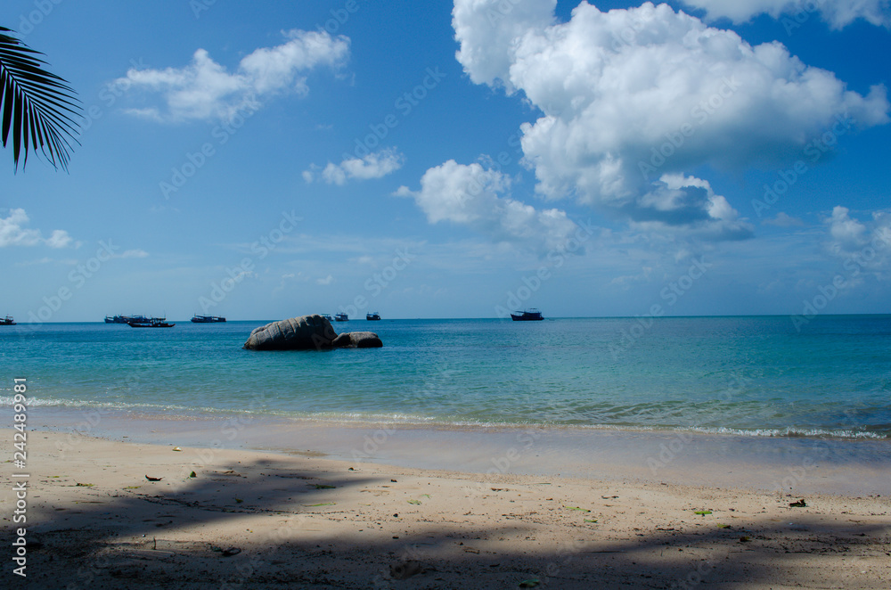 Beach in Koh Tao, Thailand.