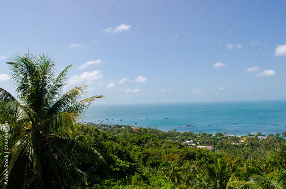 Lookout view of beach in Koh Tao, Thailand. Lookout view of beach in Koh Tao, Thailand.