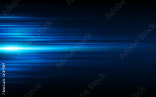 Blue Abstract Technology Background
