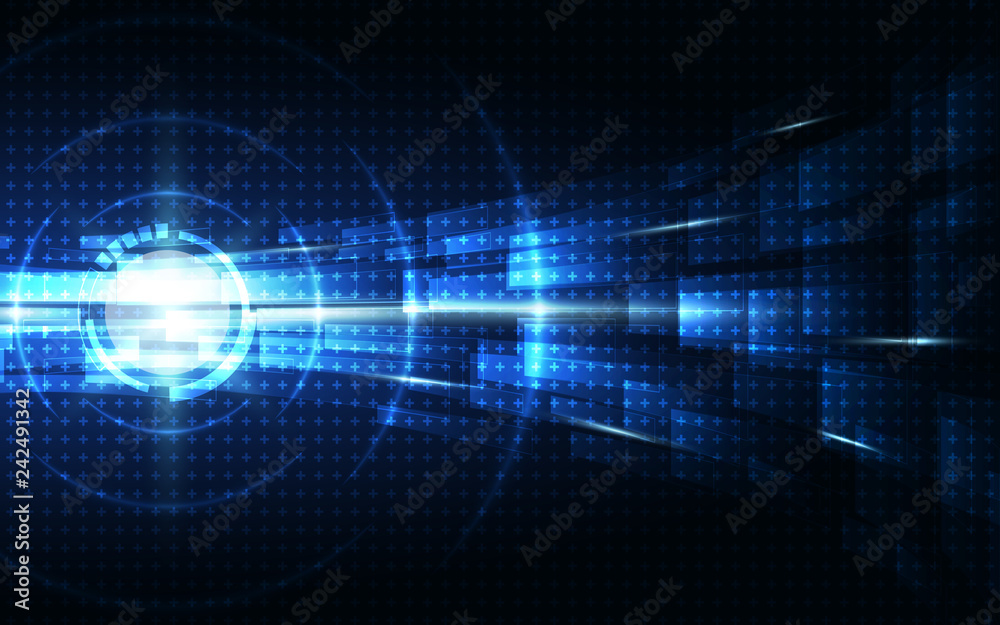 Blue Abstract Technology Background Blue Abstract Technology Background