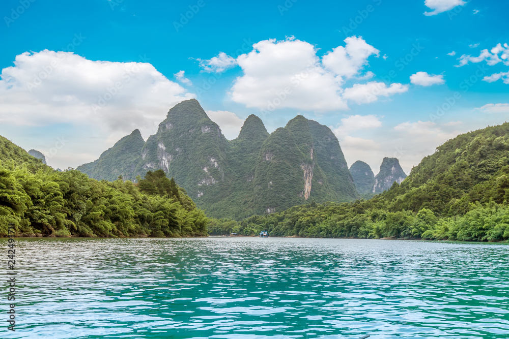 The Beautiful Landscape of Guilin, Guangxi.. The Beautiful Landscape of Guilin, Guangxi..