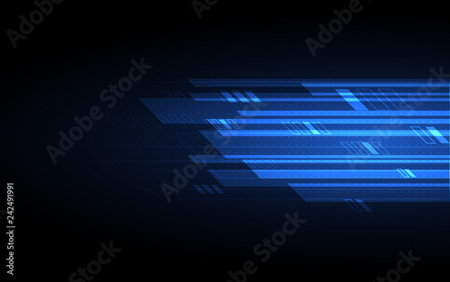 Blue Abstract Technology Background