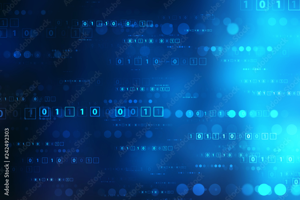 Binary Code Background, Digital Abstract technology background Binary Code Background, Digital Abstract technology background