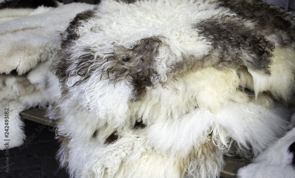 Natural animal skins Natural animal skins