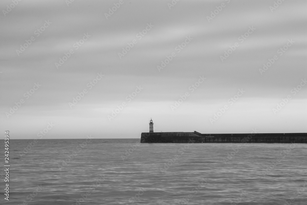 Lighthouse at Newhaven Port, East Sussex, UK Lighthouse at Newhaven Port, East Sussex, UK