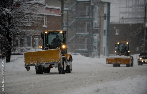 route en hiver photo