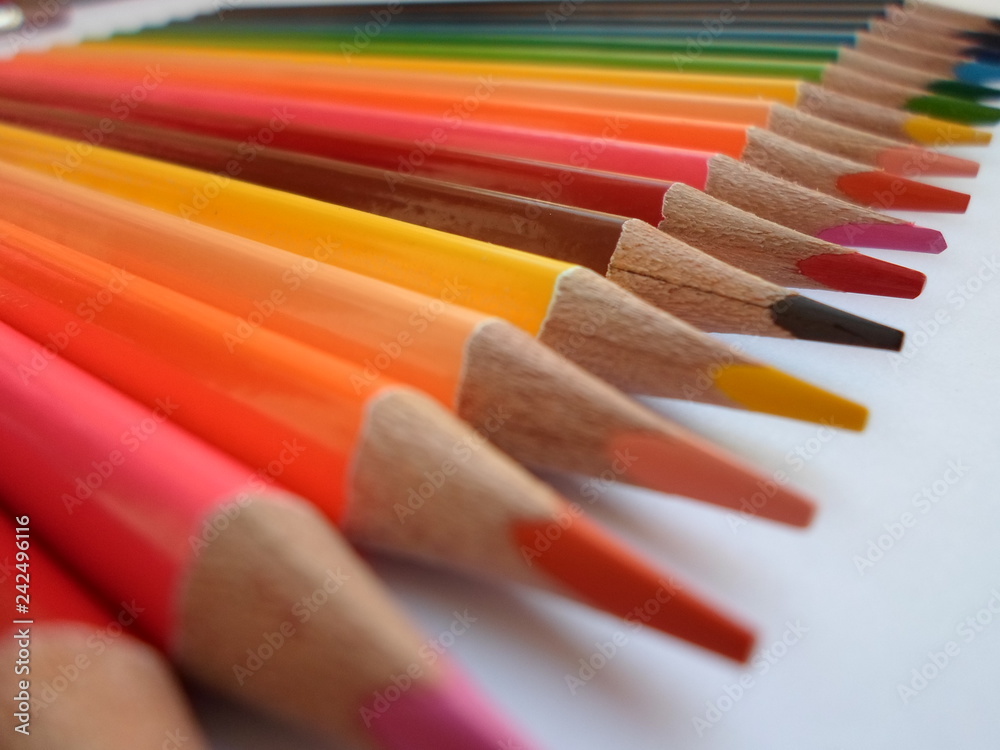 Color Pencils Close Up Color Pencils Close Up