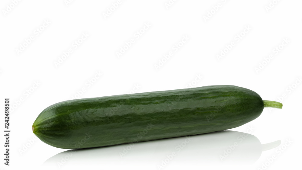 cucumber on white background cucumber on white background