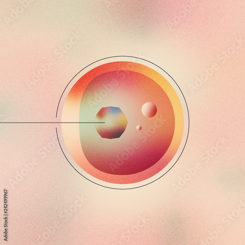 Gene Therapy Illustration Concept photo