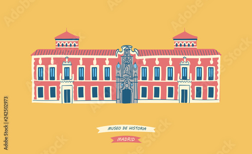  illustration of the Museum of History