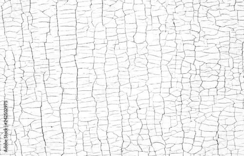 White wooden background with crackling effect High resolution Copy space Top view