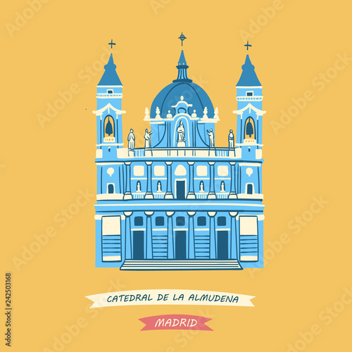  illustration of Amudena Cathedral
