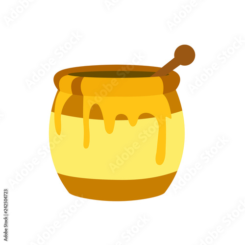 Honey pot emoji vector