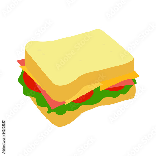 Sandwich emoji vector