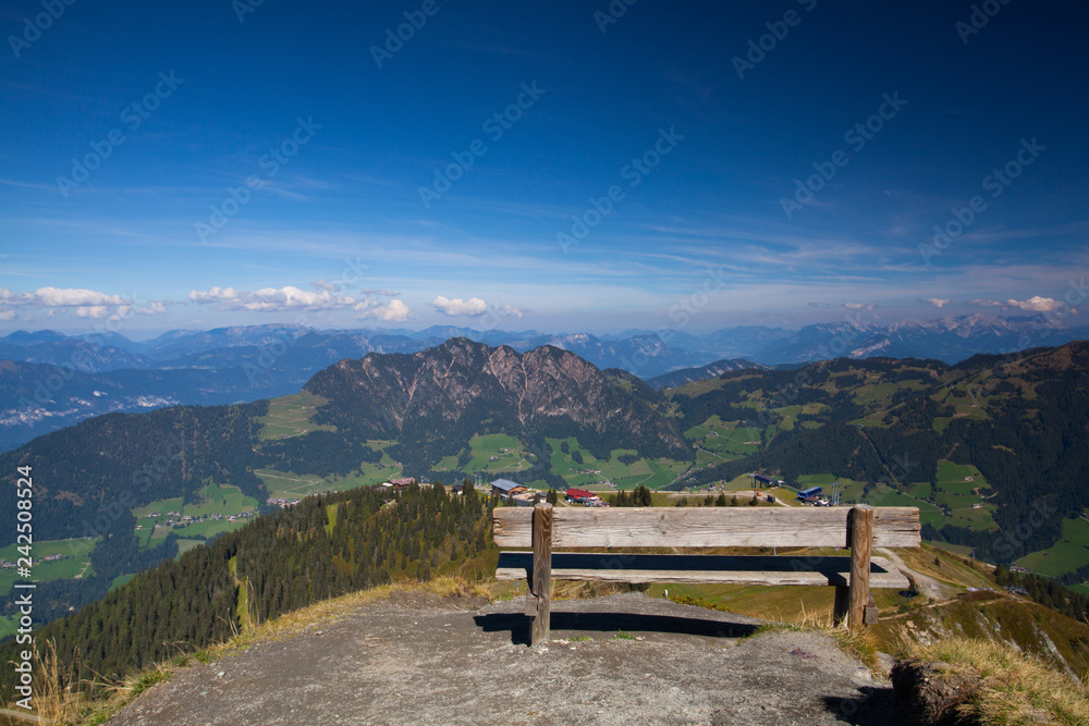 Mountain view .The Alpbachtal is a valley in Tyrol, Austria. Mountain view .The Alpbachtal is a valley in Tyrol, Austria.