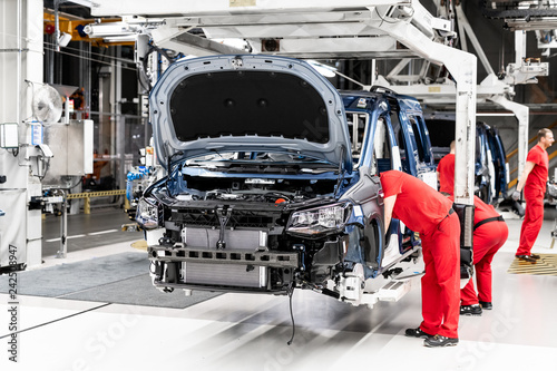  car production - mechanic work- industry automotive