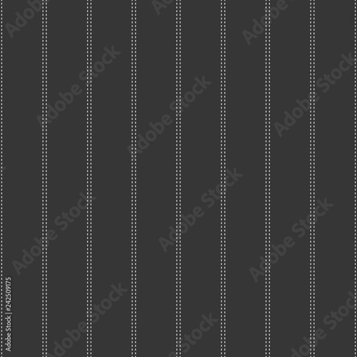 Gray and White Pinstripes Seamless Pattern - Simple double white pinstripes on dark gray background seamless pattern photo
