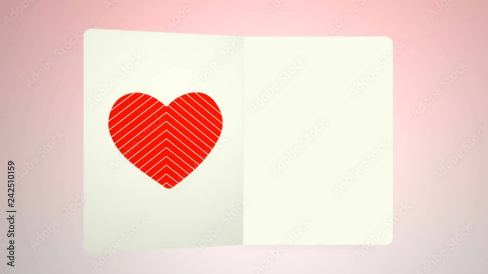 animated letter that opens with a Valentine theme cover, ideal footage for Valentine's Day for couples in love animated letter that opens with a Valentine theme cover, ideal footage for Valentine's Day for couples in love