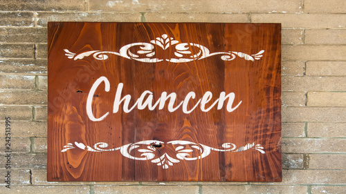 Schild 344 - Chancen photo