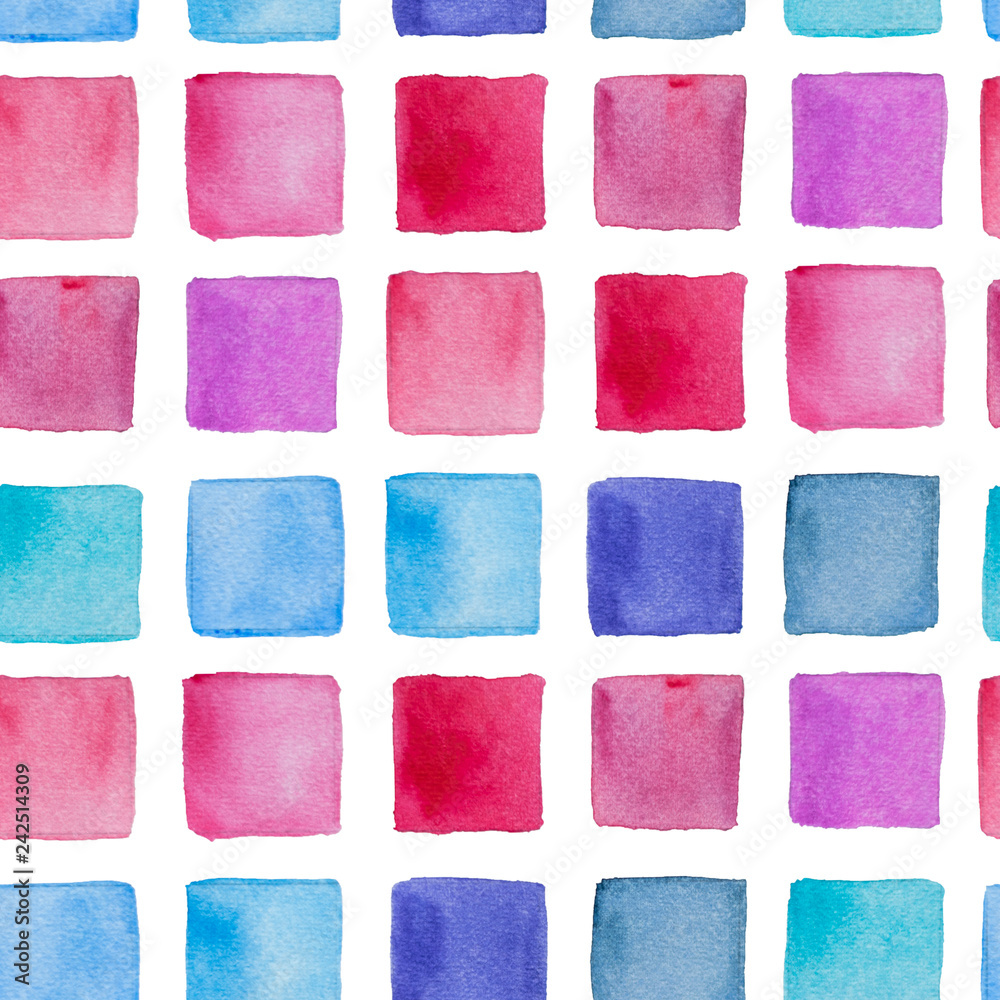 Fototapeta premium Watercolor hand drawn wallpapper