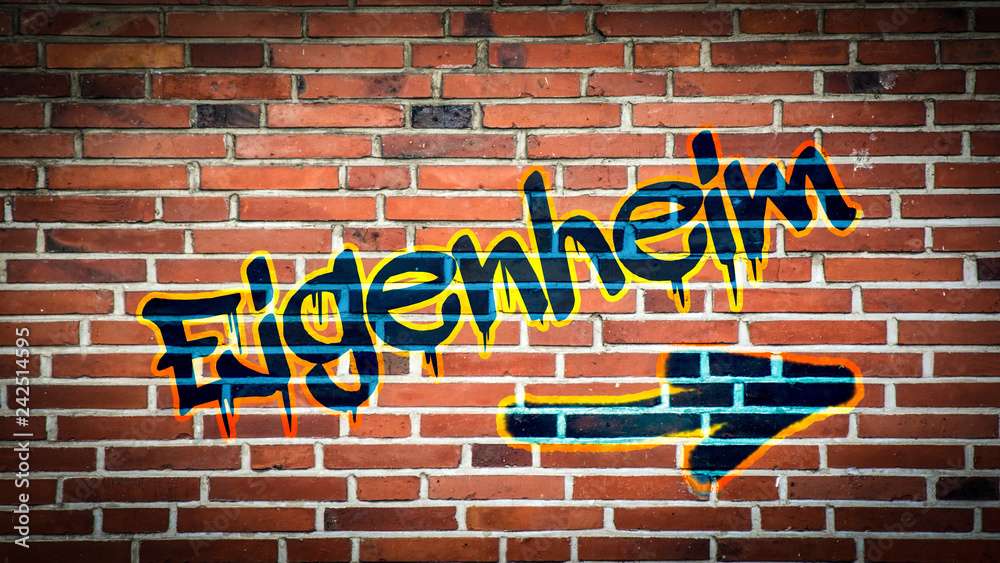 Obraz premium Schild 394 - Eigenheim