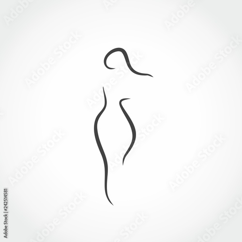 woman sexy silhouette icon vector illustration