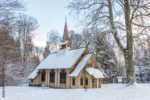 Holzkirche bei Stiege im Harz Stabkirche Albrechtshaus