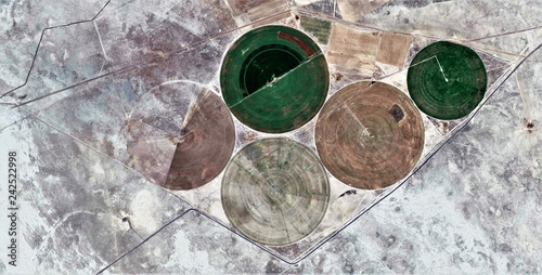 Принти на полотні gregariousness, abstract photography of the deserts of Africa from the air