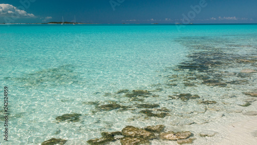 Beaches in Exuma, Bahamas © forcdan