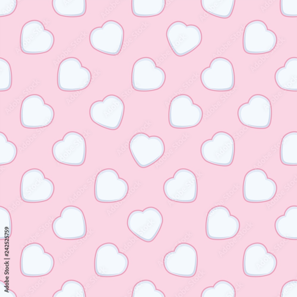 vector seamless background with hearts vector seamless background with hearts