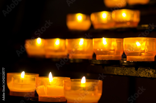 Candles in the church