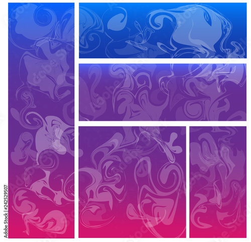 Abstract smoke shapes