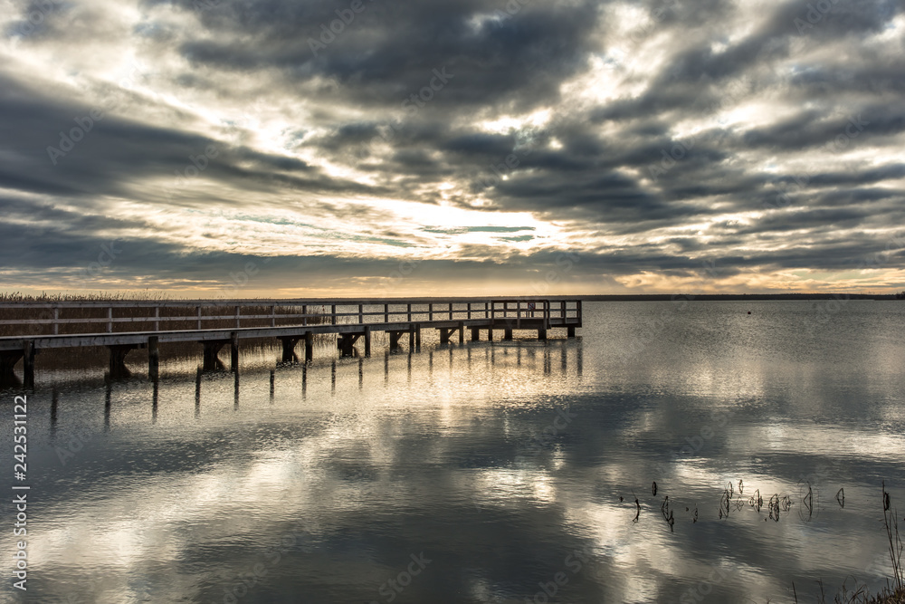 Fototapeta premium poziom chmur na ciele