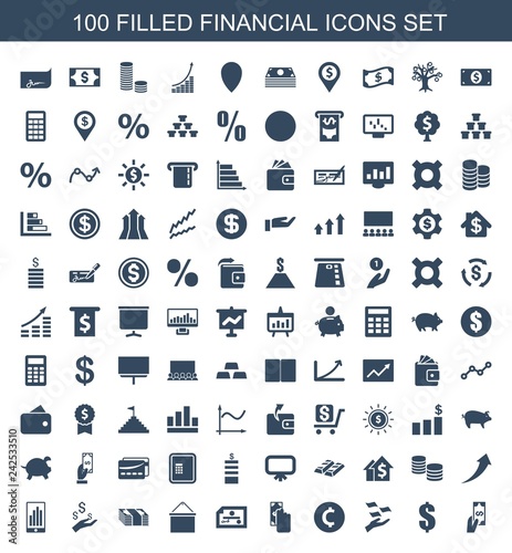 financial icons