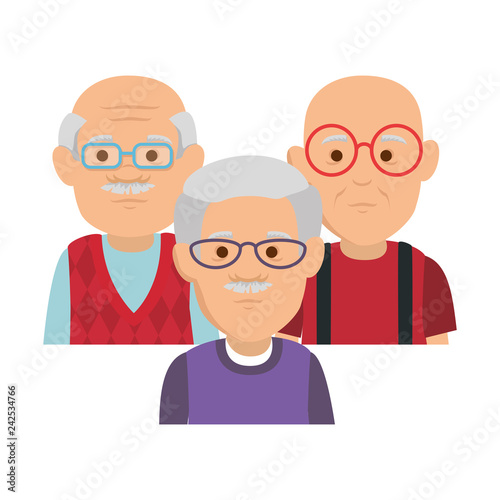 cute grandfathers avatars characters