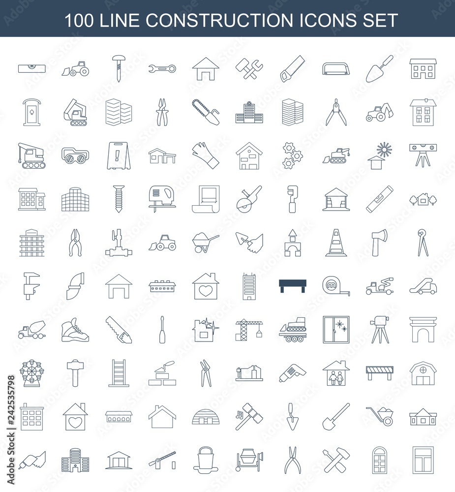 100 construction icons 100 construction icons