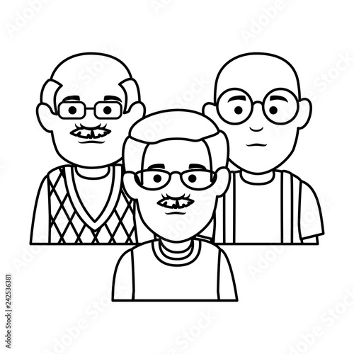 cute grandfathers avatars characters